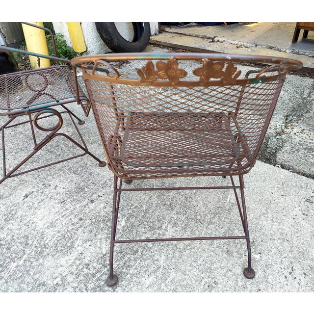 1960s Pair of Mid-Century Modern Garden Rockers - 2 Pieces For Sale In New York - Image 6 of 11