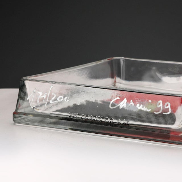 Glass Empty Pocket by Eugenio Carmi For Sale - Image 6 of 7