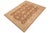 Rustic Classic Ziegler Brown Beige Hand-Knotted Wool Rug - 8'0'' X 9'10'' For Sale - Image 3 of 8