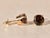 Contemporary The Fairbanks Ranch: 14K Gold Smokey Quartz Stud Earrings, 2 Pieces For Sale - Image 3 of 6