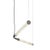 Contemporary Small Ypsilon S-Shaped Glass Suspension Lamp by Lorenza Bozzoli For Sale - Image 3 of 4