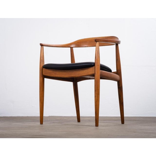 Armchairs in Elm attributed to Illum Wikkelsø for Niels Eilersen, 1950s, Set of 2 For Sale - Image 6 of 12