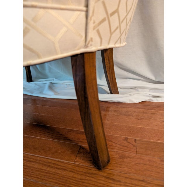 Mid 20th Century French Style Slipper Chair For Sale - Image 10 of 16