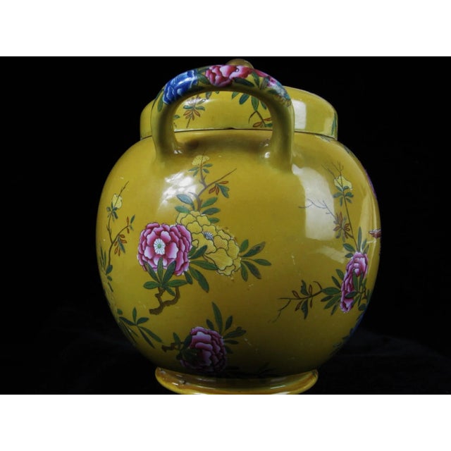Mustard Early Josiah Spode "Tumbledown Dick" Scent Jar, c.1805, England For Sale - Image 8 of 12
