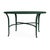 Brown Jordan Calcutta 54" Round Cast Top Dining Umbrella Table in Forest Green For Sale