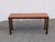 Mid Century Wall Console Walnut Table by Lane For Sale - Image 9 of 14