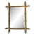 19th Century French Faux Bamboo Wooden Mirror For Sale
