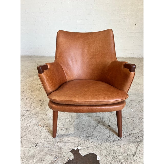 Newly Upholstered Mid Century Modern Hans Wegner Ap-20 Baby Bear Chair For Sale In Phoenix - Image 6 of 6