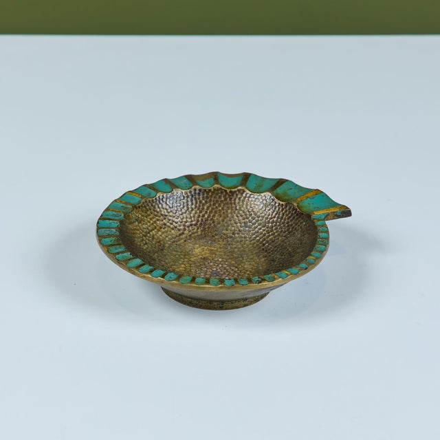Mid 20th Century Pal-Bell Ashtray in Cast Bronze by Maurice Ascalon For Sale - Image 5 of 12