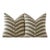 Pair of Kravet Plantae Leaf Embroidered Green Fern 22" Down Pillows For Sale