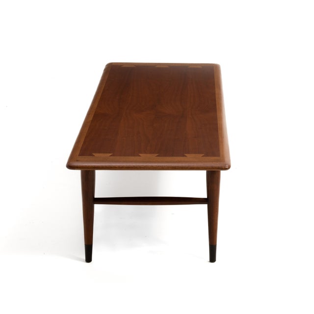 1960s Lane Acclaim Series Mid Century Modern 56" Coffee Table Andre Bus 1960s For Sale - Image 5 of 16