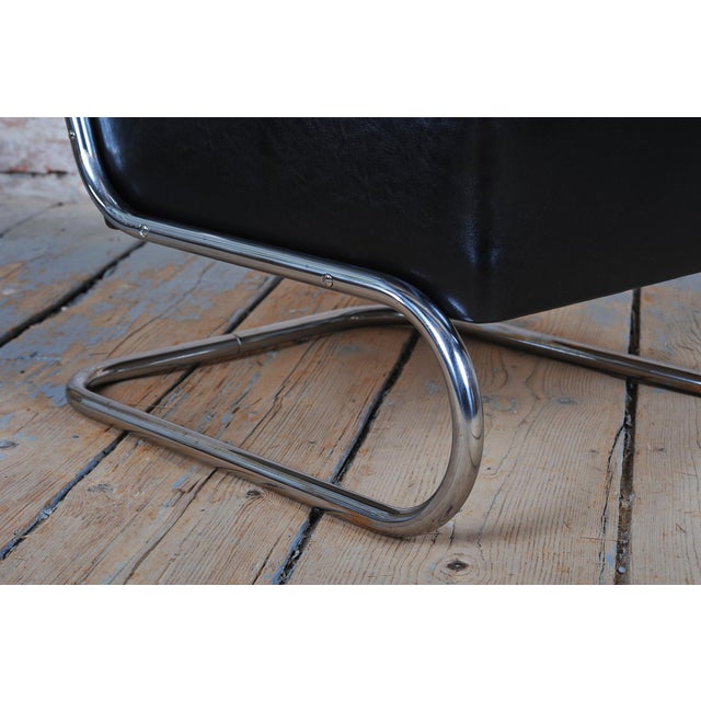 Bauhaus Armchair in Chrome by W. Gispen for Mücke-Melder, Czech, 1930s For Sale - Image 11 of 18