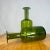 Holmegaard Pair of Otto Brauer for Holmgaard Green Gulvvase Danish Glass Vases For Sale - Image 4 of 7
