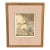 J. Hohenberger Original Artist Signed "January" Lithograph in Carved Giltwood Frame For Sale