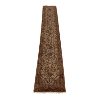 Pande Camelon 100% Wool Approx. 2.5x14 Runner Rug For Sale