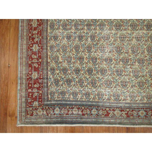 Early 20th Century Early 20th Century Zabihi Collection Persian Tabriz Paisley Rug - 4'9" x 7'10" For Sale - Image 5 of 11