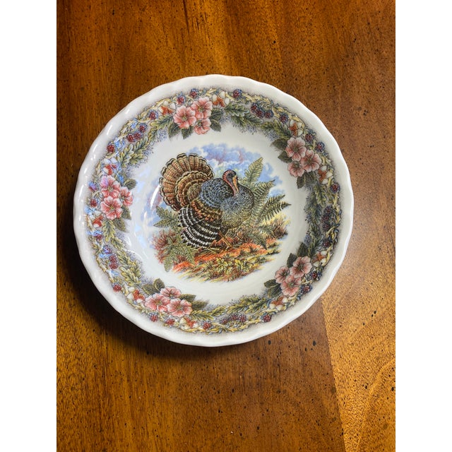 1980s 2 Churchill Thanksgiving 6 3/8” Bowls For Sale - Image 9 of 11