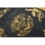 Textile Small 1920s Navy Field Floral Deco Art Antique Chinese Peking Rug 3'2'' X 6'2' For Sale - Image 7 of 10