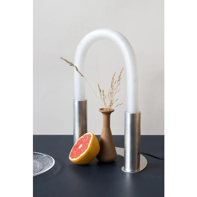 Silver Mini Arceo Table Lamp by Joachim-Morineau Studio For Sale - Image 8 of 10