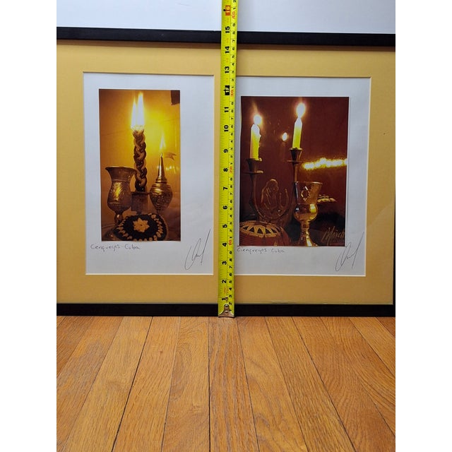 Humberto Mayol Signed Diptych Jewish Cuba Cienfuegos Ritual Photography Framed For Sale - Image 14 of 14