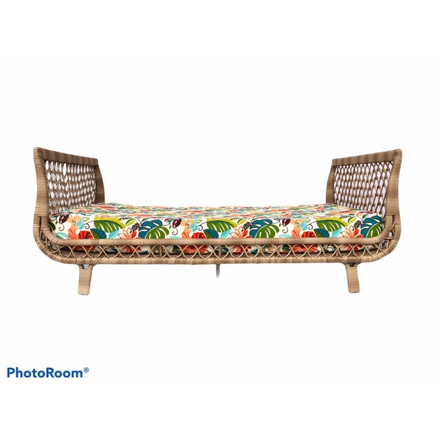 Classic Coastal Rattan Daybed Chairish