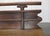 Antique 111" Elm Wood Bench With Tiered Backrest For Sale - Image 12 of 13