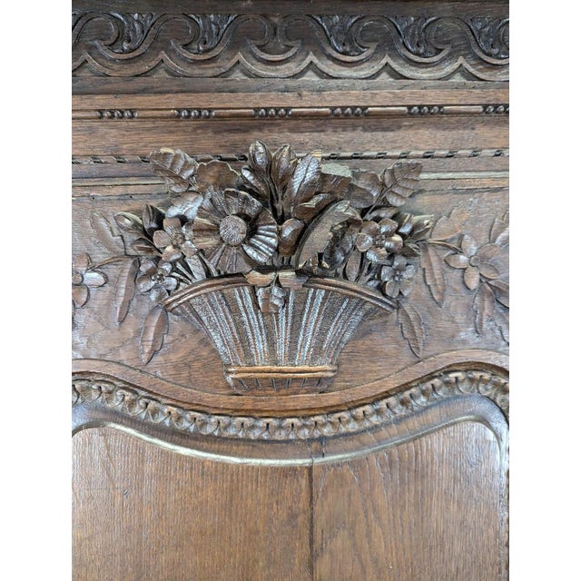 Carved Bonnetière, Pays De Bray, France, 19th Century For Sale - Image 6 of 12