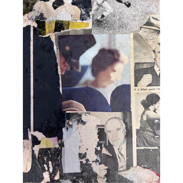 Wayne Timm, Original Vintage Collage by Wayne Timm #6 custom steel frame 1966 For Sale - Image 11 of 12