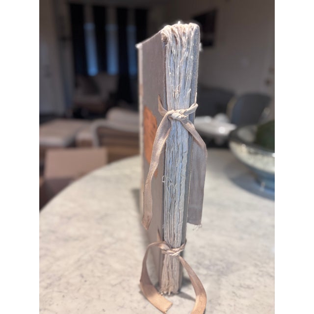 French Restoration Hardware Large French Tome Book For Sale - Image 3 of 6