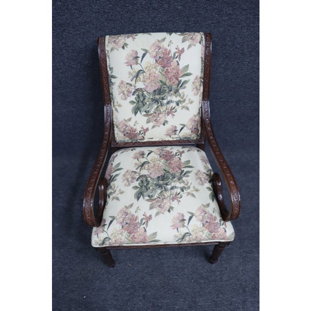 Traditional Shepard's Hook Sheraton Style Lolling Chair For Sale - Image 3 of 10