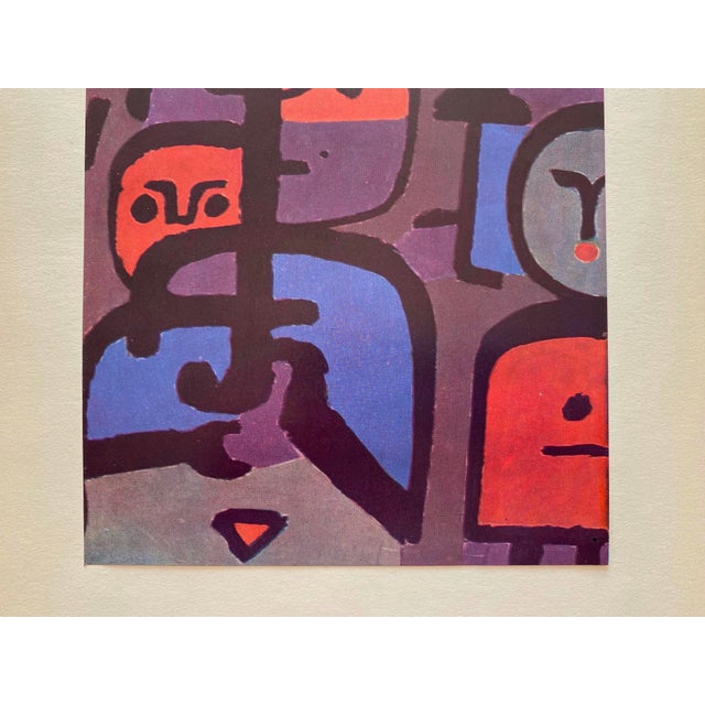 Paul Klee Paul Klee Vintage 1959 Modernist Fine Art Lithograph Print " Three Young Exotics " 1938 For Sale - Image 4 of 12