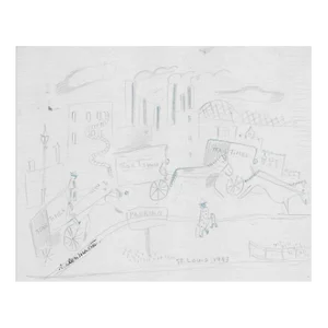 1943 Helen Malta St. Louis Drawing