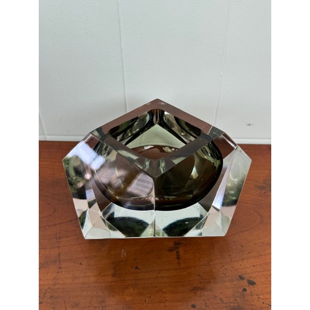 Murano Glass Ashtray attributed to Flavio Poli for Seguso, 1960s For Sale - Image 3 of 13