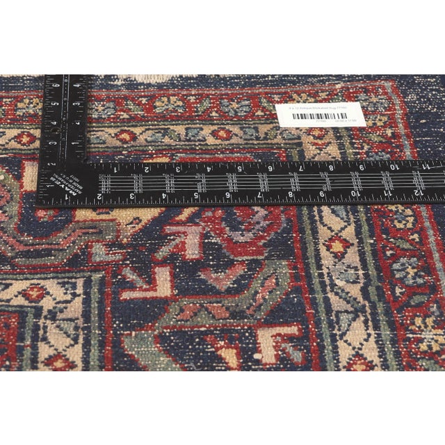 1880s Antique Persian Bibikabad Rug - 08’00 X 11’09 For Sale In Dallas - Image 6 of 9