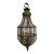 Vintage Leafy Foliate Lantern in Patinated Brass For Sale