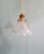 Art Deco Pendant Light in Transparent Grooved Glass from Holophane, 1920s For Sale - Image 12 of 12