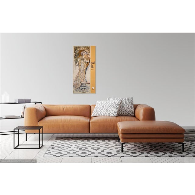 2000s Alphonse Mucha Sarah Bernhardt Jewish Museum Exhibition Poster For Sale - Image 4 of 4