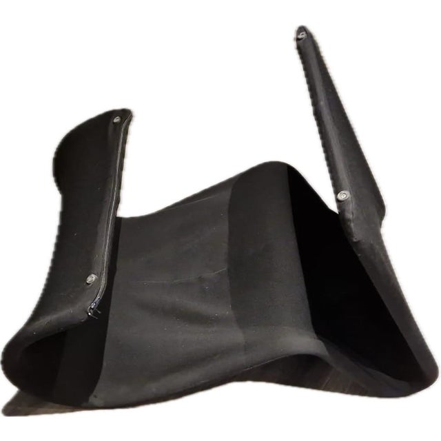 Black Tormentia Lounge Chair by Enrico Cesana for Busnelli, 1970 For Sale - Image 6 of 8