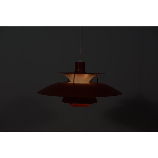Louis Poulsen Mid-Century Modern PH5 Pendant Lamp by Poul Henningsen for Louis Poulsen, Denmark, 1960s For Sale - Image 4 of 17
