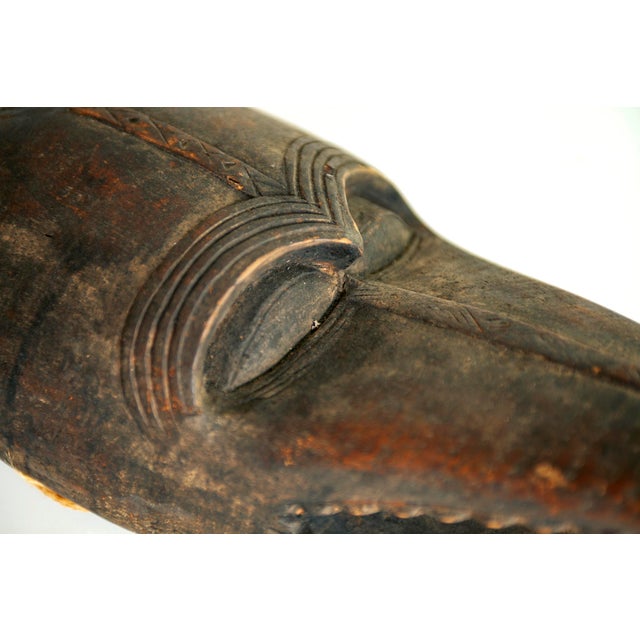 1920s Bamana Notomo Ceremonial Wood Dance Mask, Jacal For Sale In Los Angeles - Image 6 of 8
