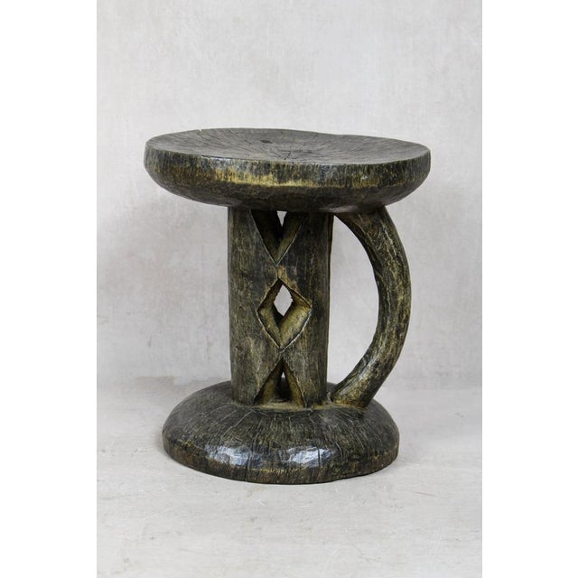 Tonga Stool in Wood For Sale - Image 5 of 5