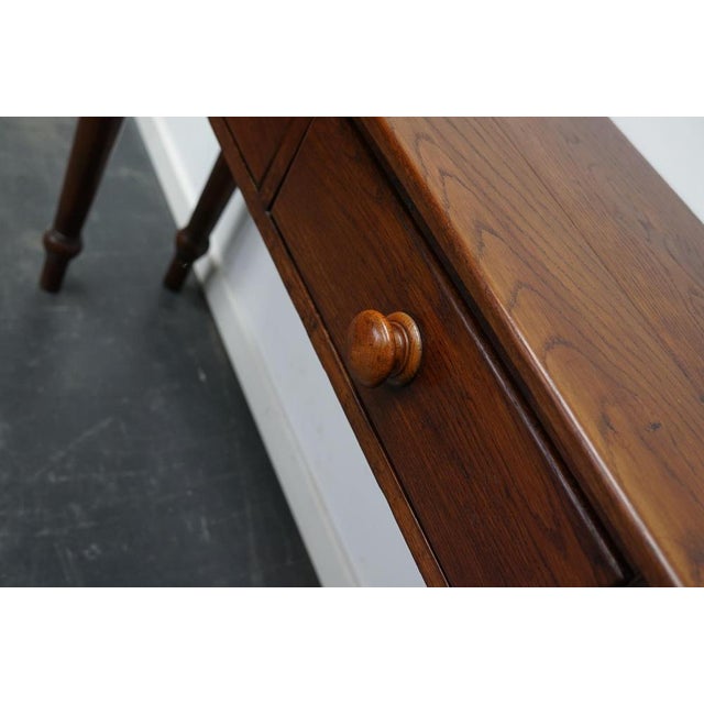 Victorian English Side Table in Oak, 1800s For Sale - Image 6 of 18