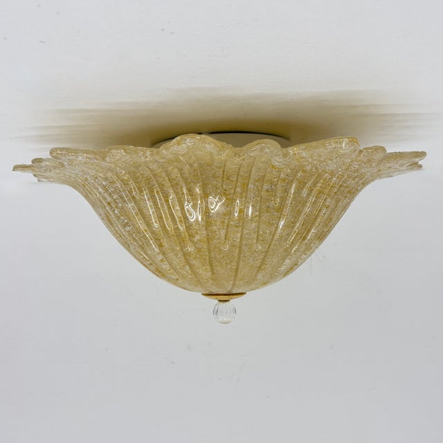 Mid-Century Italian Murano Glass Ceiling Lamp, 1970s For Sale - Image 12 of 18