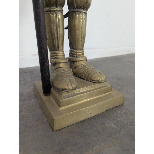 Armor Suit Fireplace Set, Set of 2 For Sale - Image 6 of 10
