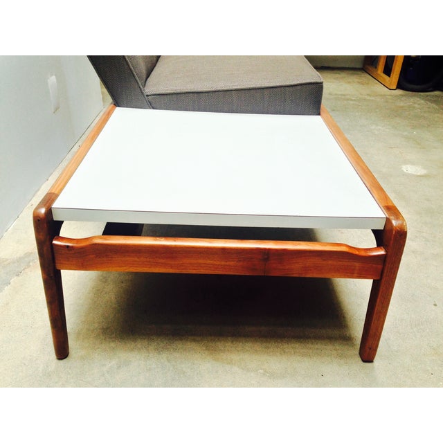 Rare Mid Century Bench Seat/Table Combo Chair Chairish