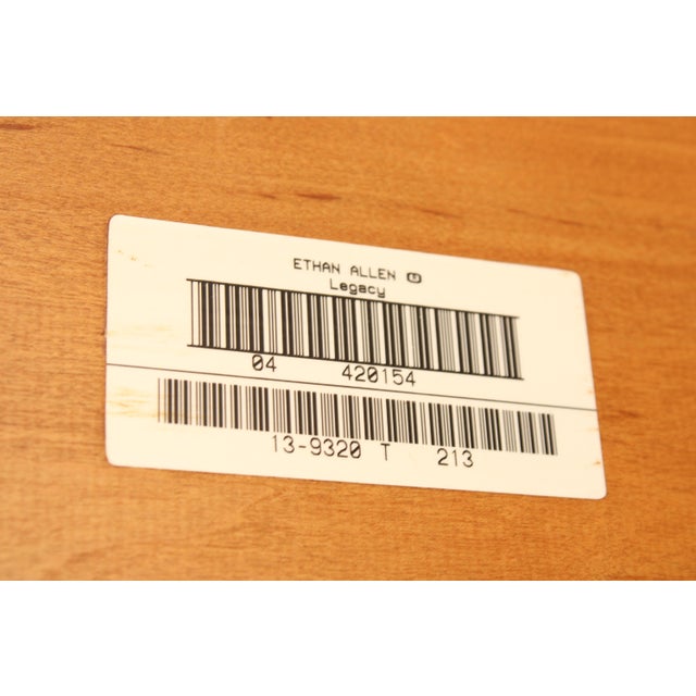 Ethan Allen Legacy Collection Open Bookcase Cabinet For Sale - Image 15 of 15