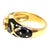 Vintage Hidalgo 18k Black Enamel Diamond Solitaire Ring, Size 6.5 For Sale In Las Vegas - Image 6 of 9