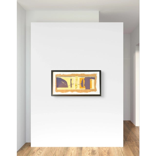 Barbara Beck 1979 Paper Collage For Sale - Image 4 of 5