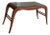 Beech and Black Opaline Coffee Table, 1950 For Sale