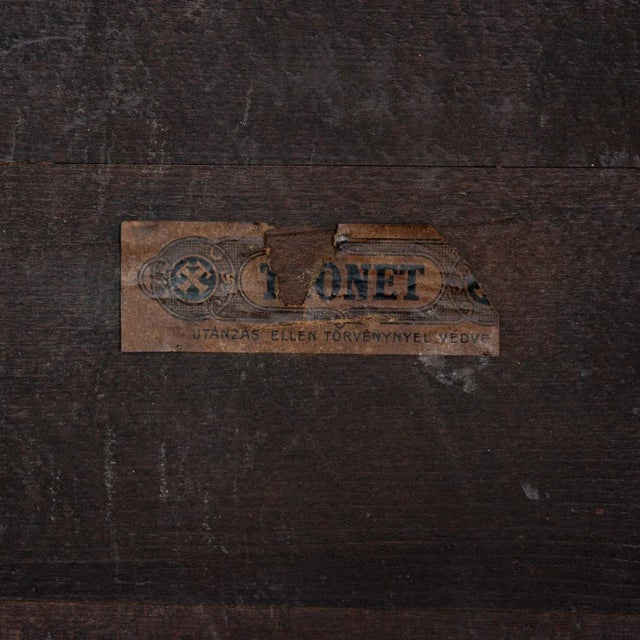 Wood Antique Side Table from Gebrüder Thonet, 1905 For Sale - Image 7 of 8